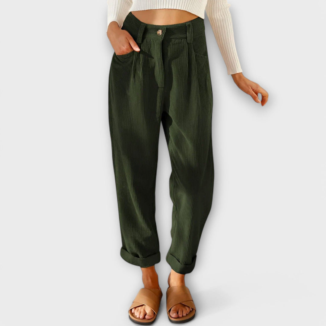 Jana - Moderne corduroy broeken