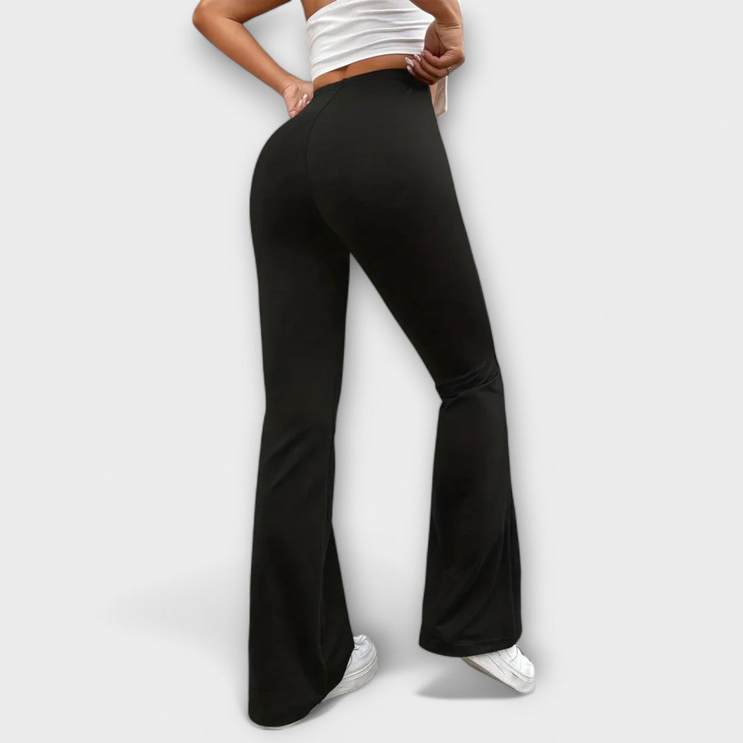 Serena - Wijde broek met brede pijpen