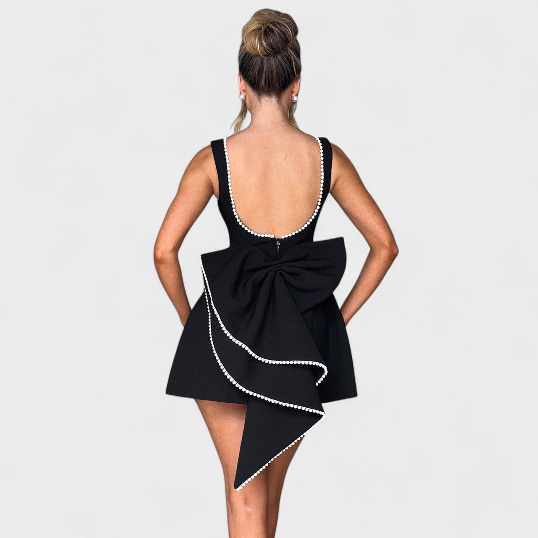 Catarina - Mini jurk met parels