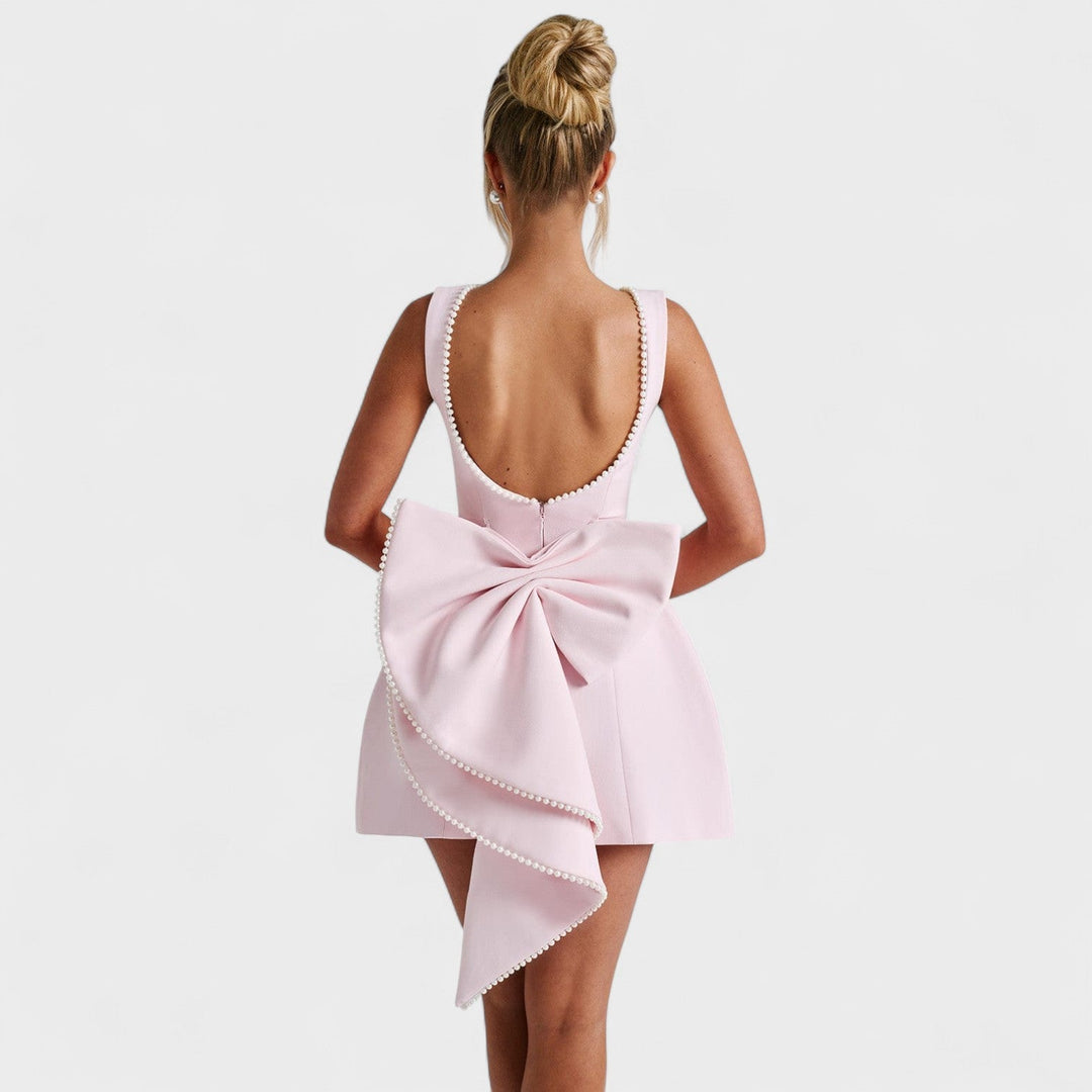 Catarina - Mini jurk met parels