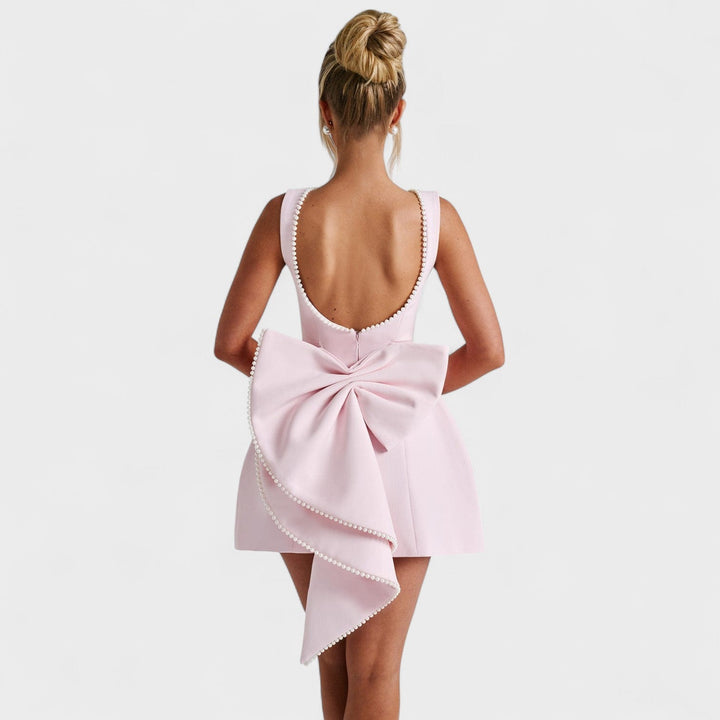 Catarina - Mini jurk met parels