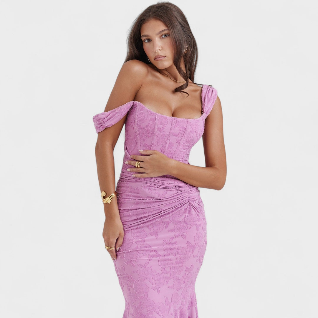 Francesca - Jurk met sculpturale silhouet