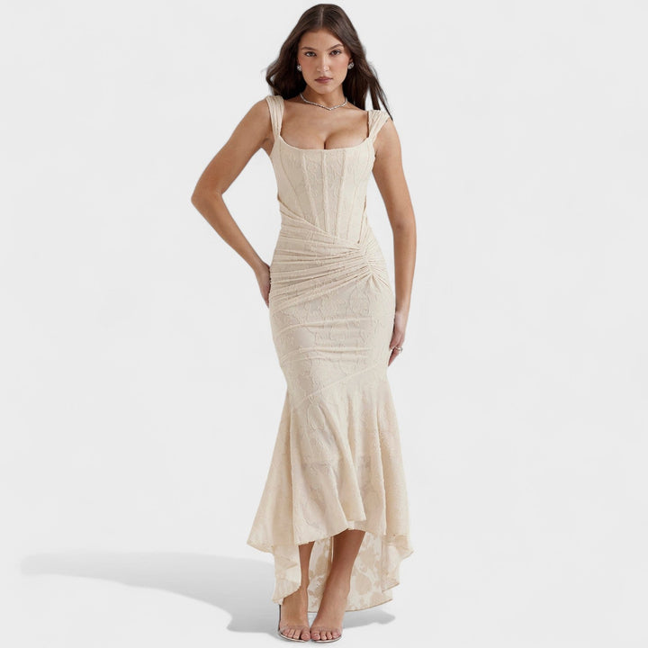 Francesca - Jurk met sculpturale silhouet