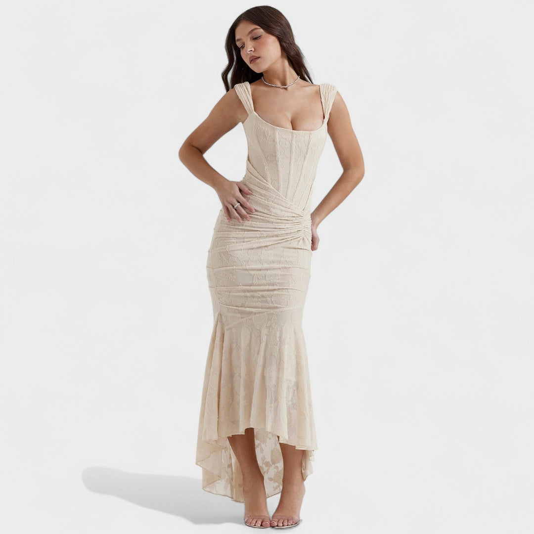 Francesca - Jurk met sculpturale silhouet