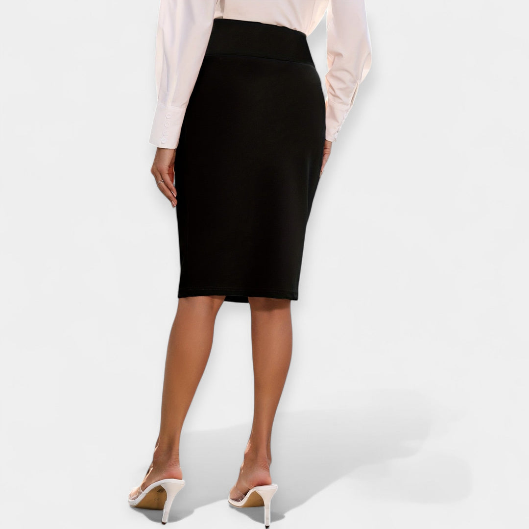 Hooggetailleerde Midi Rok