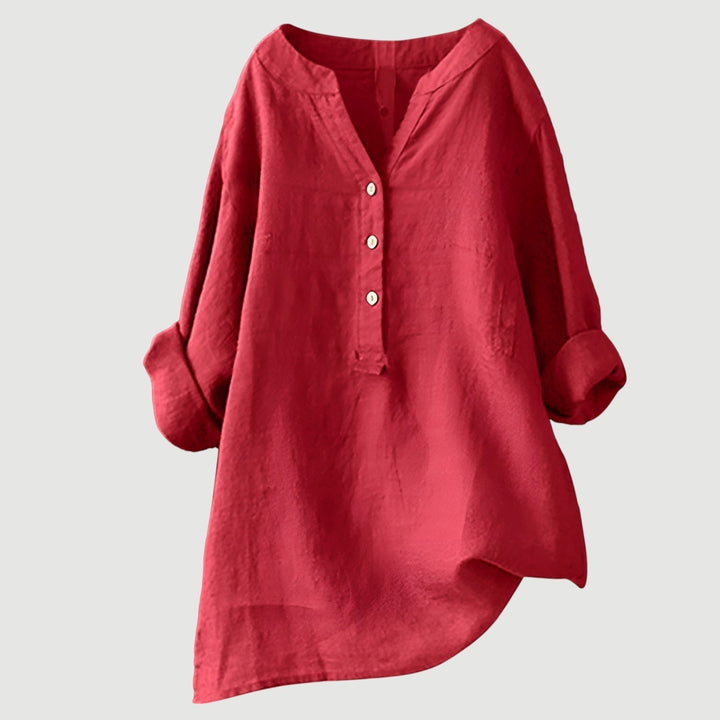 Sanne – Elegante Rode Blouse