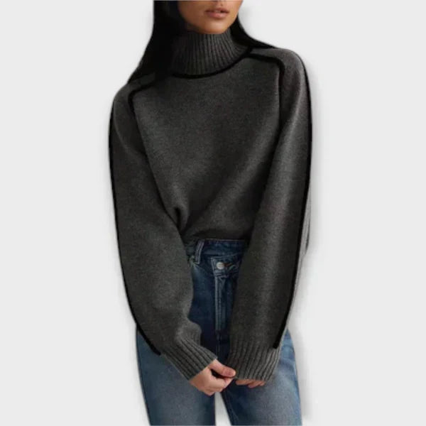 Emília - Elegante trui met hoge hals