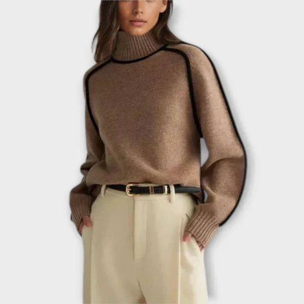 Emília - Elegante trui met hoge hals