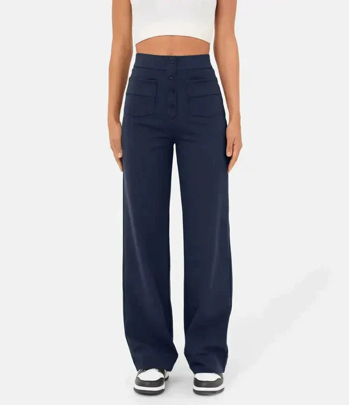 Sommerfeld | Elastische Broek met Hoge Taille