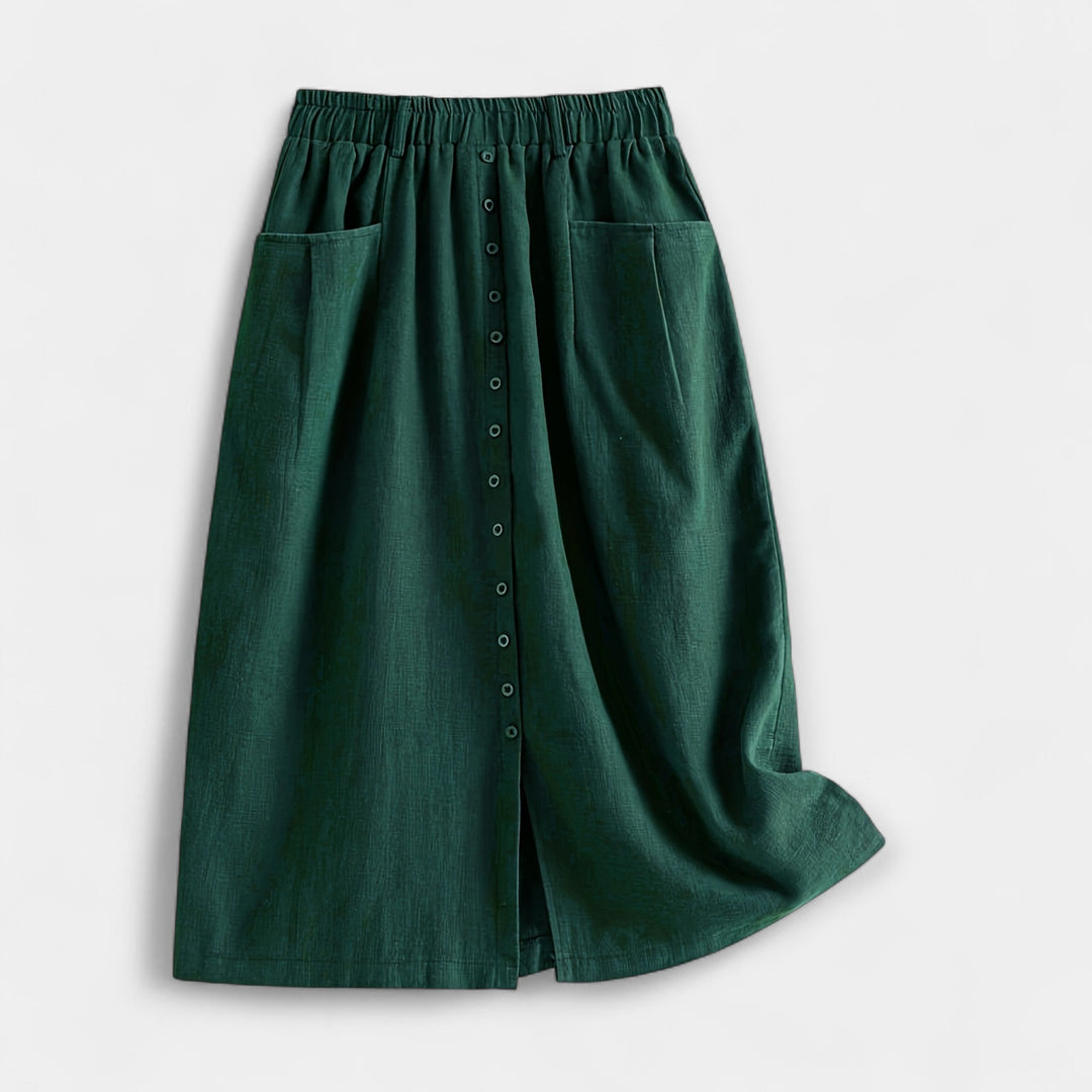 Midi Rok met Wasbeurt