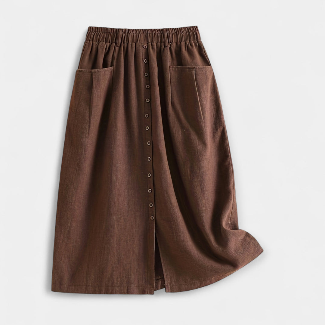 Midi Rok met Wasbeurt