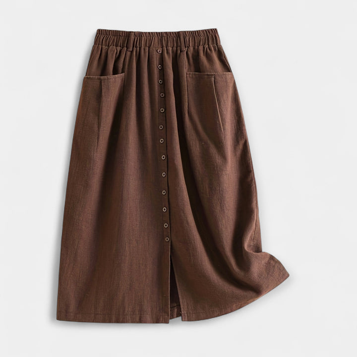 Midi Rok met Wasbeurt