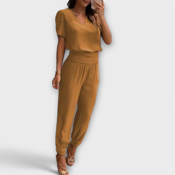 Irmelinda - Elegante set met top en broek