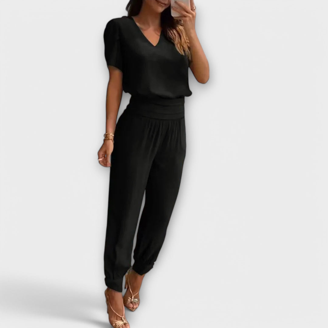 Irmelinda - Elegante set met top en broek