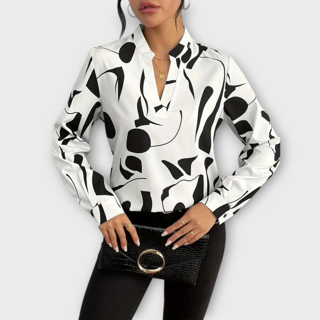 Catarina - Elegante blouse met lange mouwen