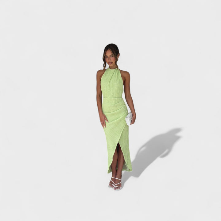 Camila - Lange jurk met plooien