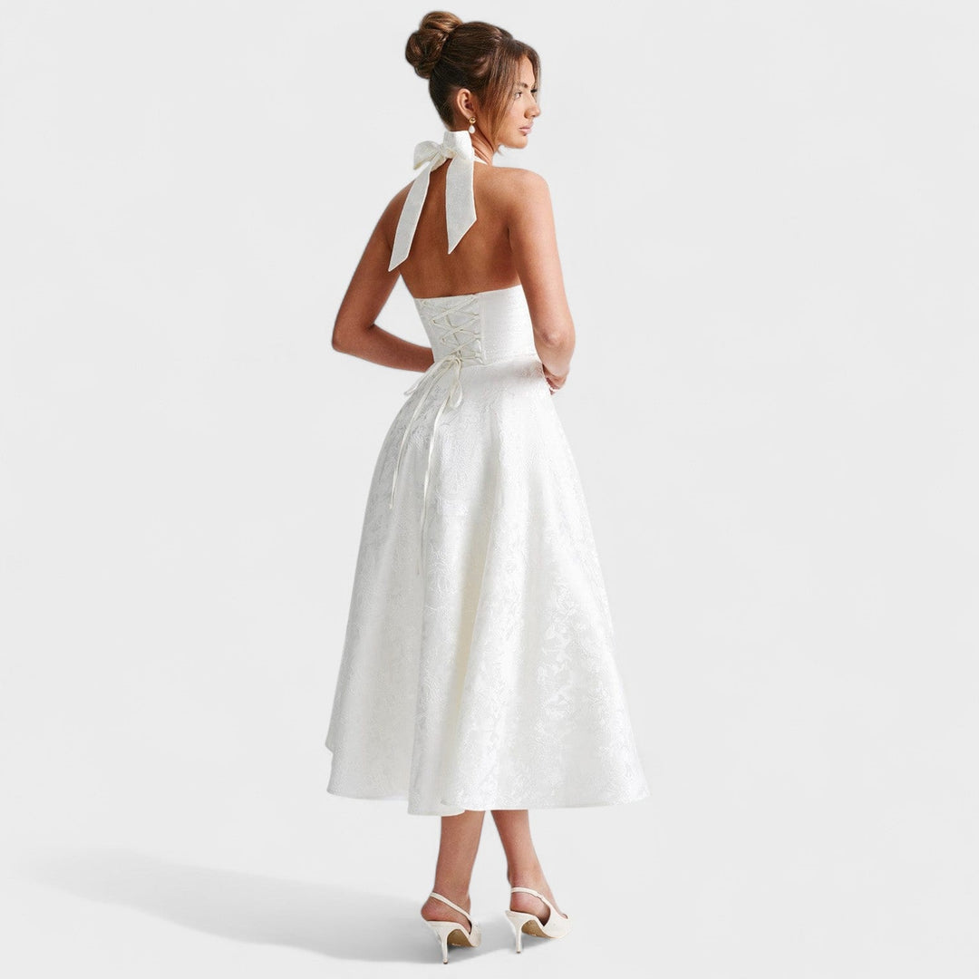 Efi - Textured midi-jurk