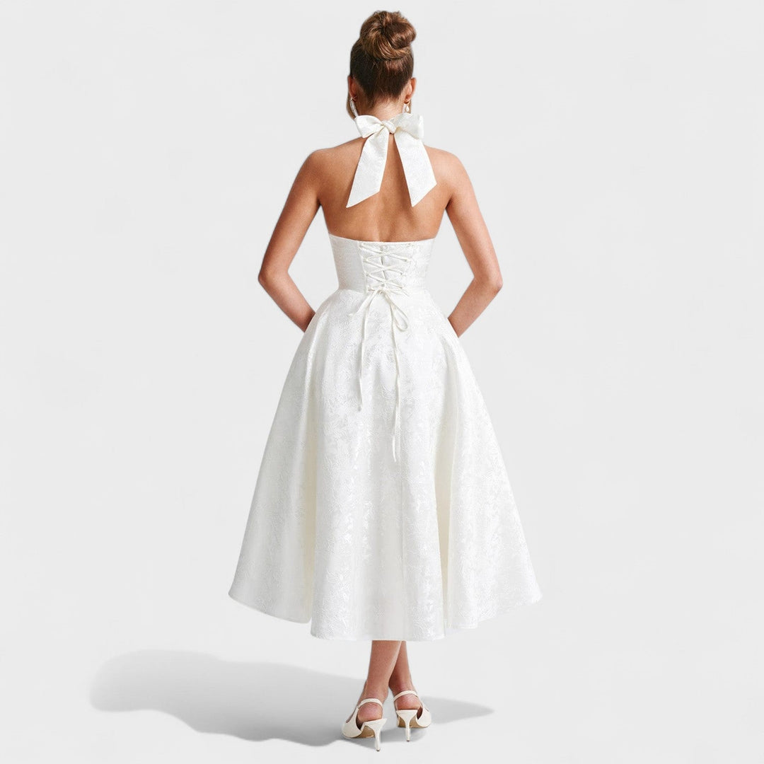 Efi - Textured midi-jurk