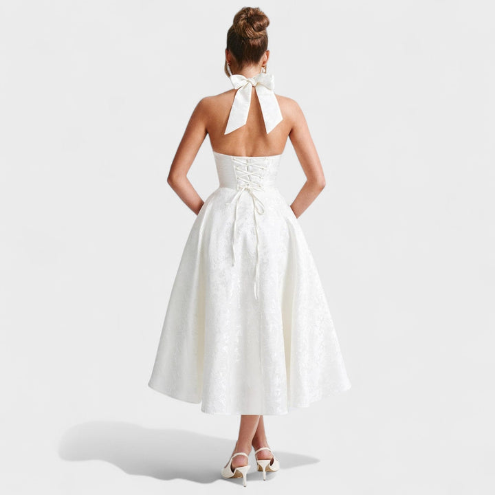 Efi - Textured midi-jurk