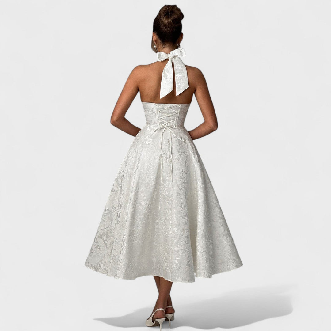 Efi - Textured midi-jurk