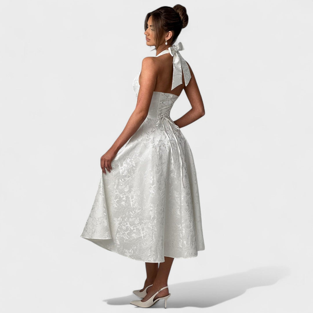 Efi - Textured midi-jurk
