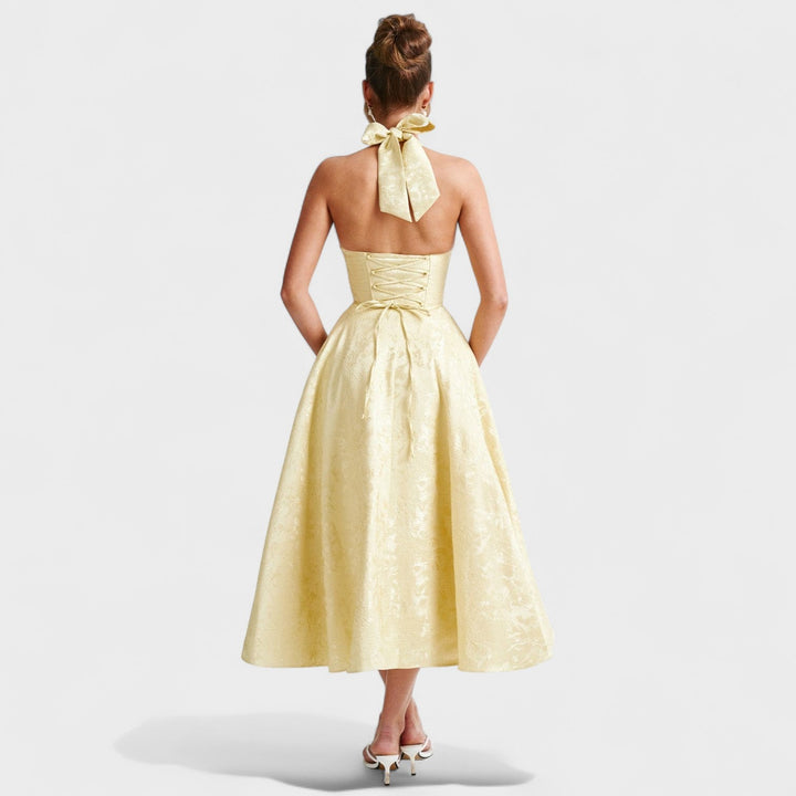 Efi - Textured midi-jurk