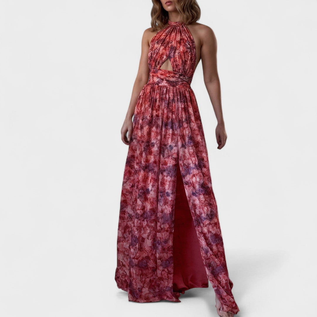 Florária - Lange jurk met halter