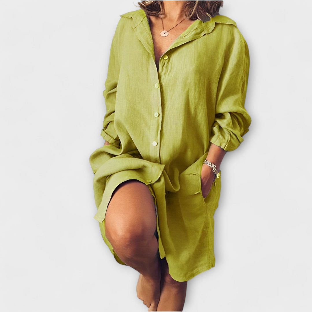Clara - Casual linnen blouse