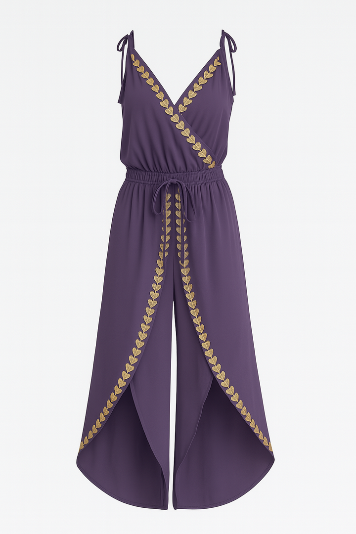 Lorena - Jurk Mono Gouden Details