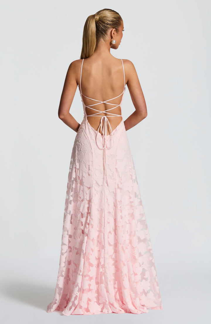 Francisca - Lange Jurk met Corsage