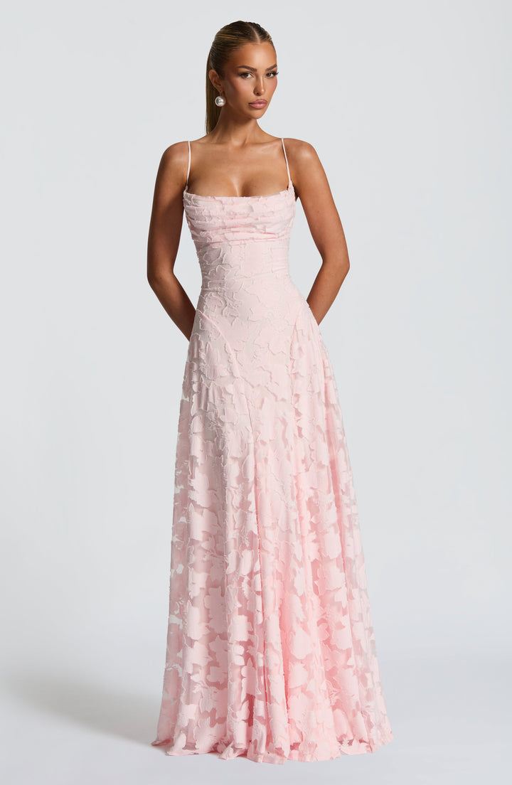 Francisca - Lange Jurk met Corsage