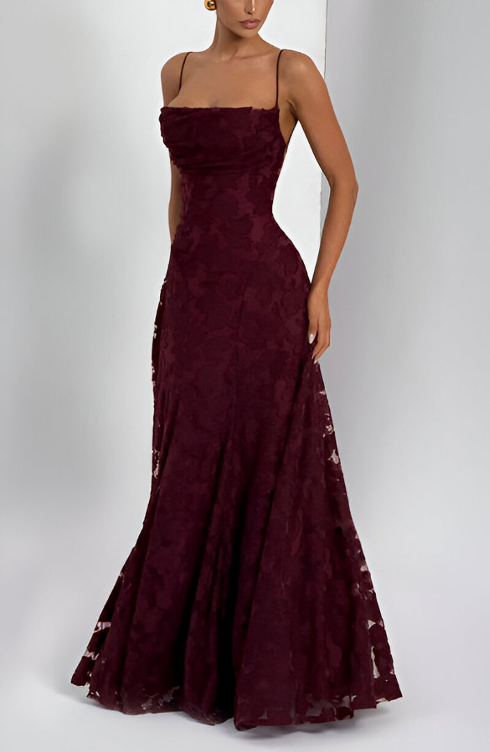 Francisca - Lange Jurk met Corsage