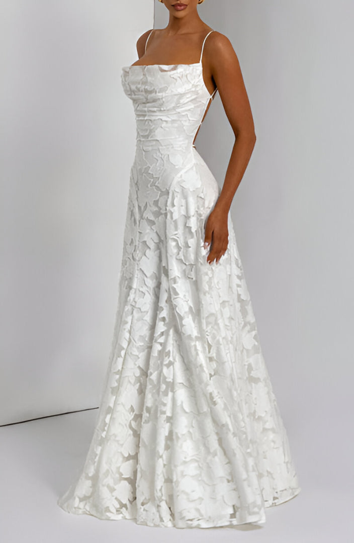Francisca - Lange Jurk met Corsage