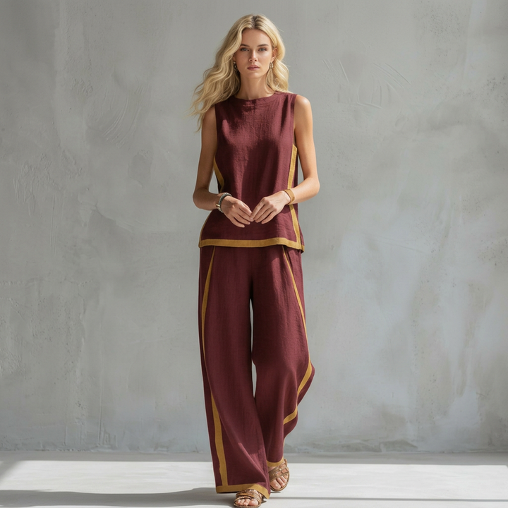 Teresa - Elegante Linnen Set