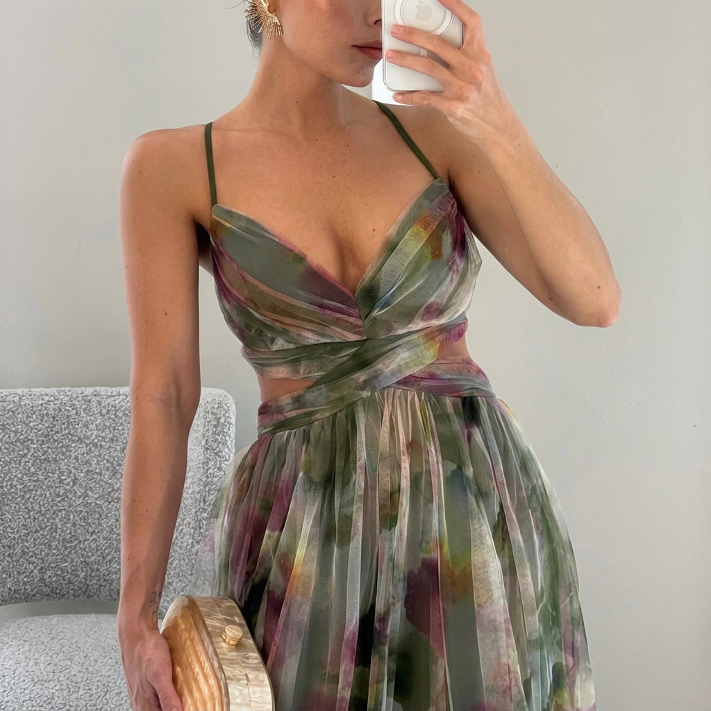 Margarida - Maxi Jurk met Bloemenprint