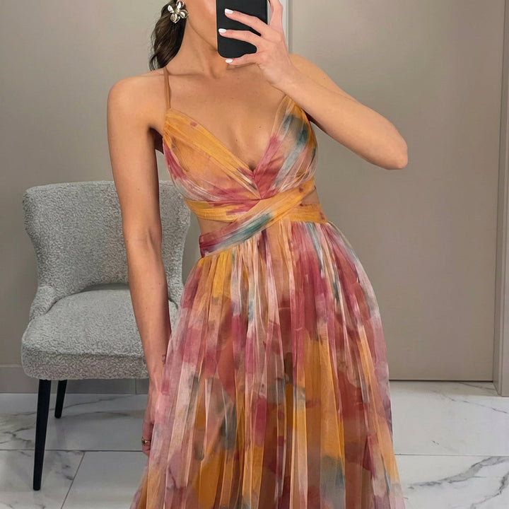 Margarida - Maxi Jurk met Bloemenprint