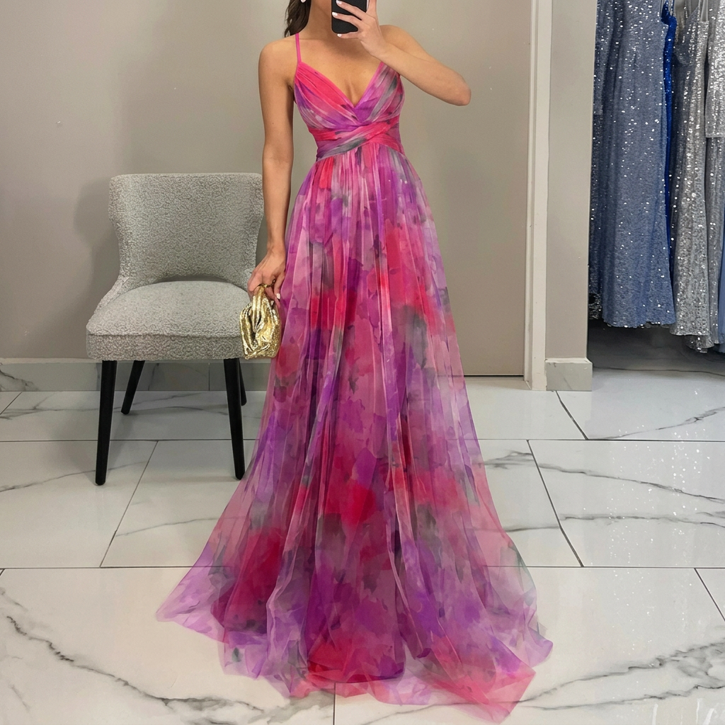 Margarida - Maxi Jurk met Bloemenprint