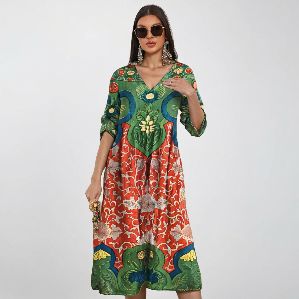 Vintessa - Vintage Romantische Jurk