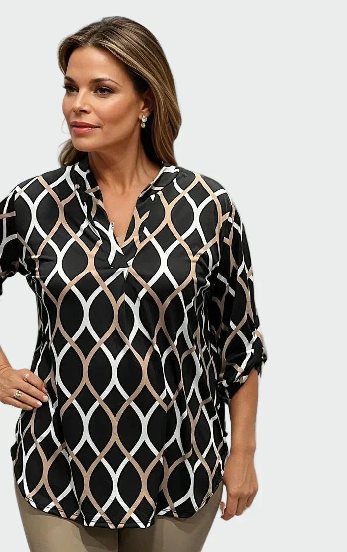 Casual lange mouw blouse
