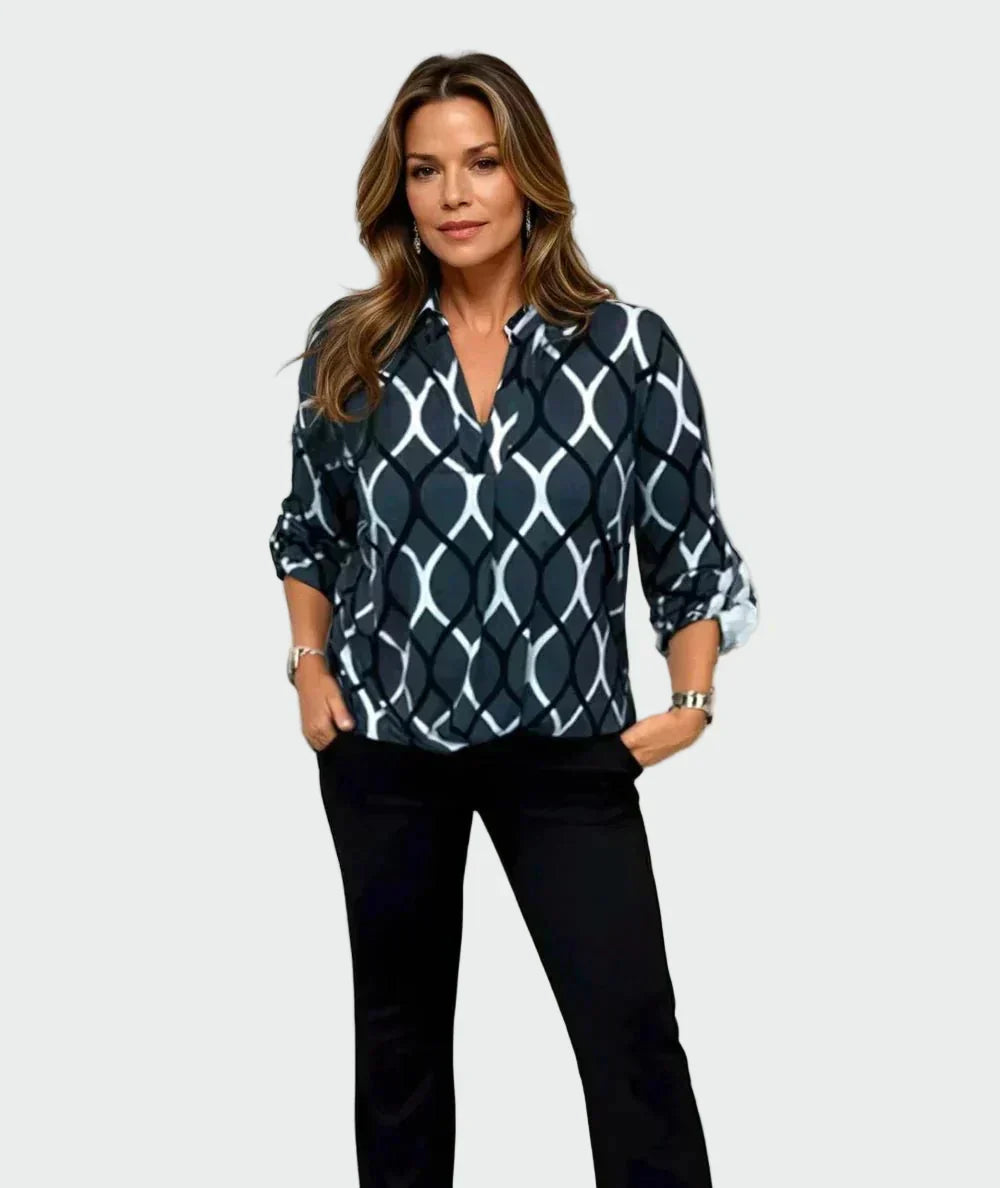 Casual lange mouw blouse