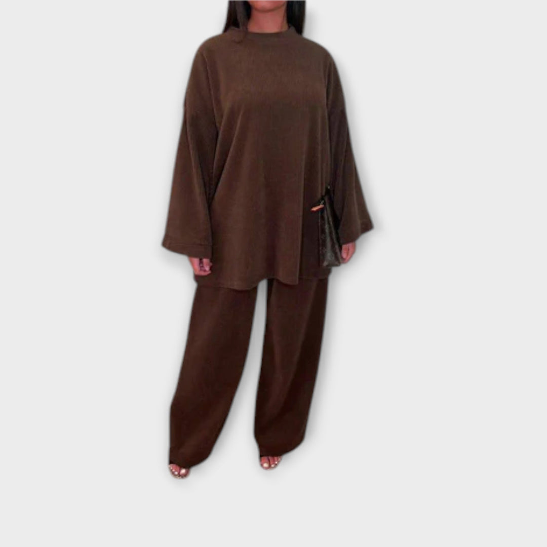 Ingrid - Plus Size Acanalado Set