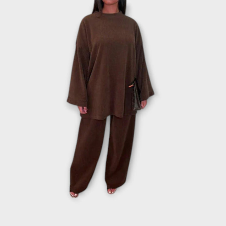 Ingrid - Plus Size Acanalado Set