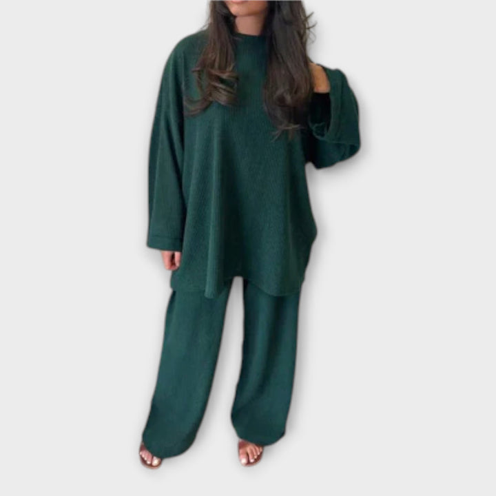 Ingrid - Plus Size Acanalado Set