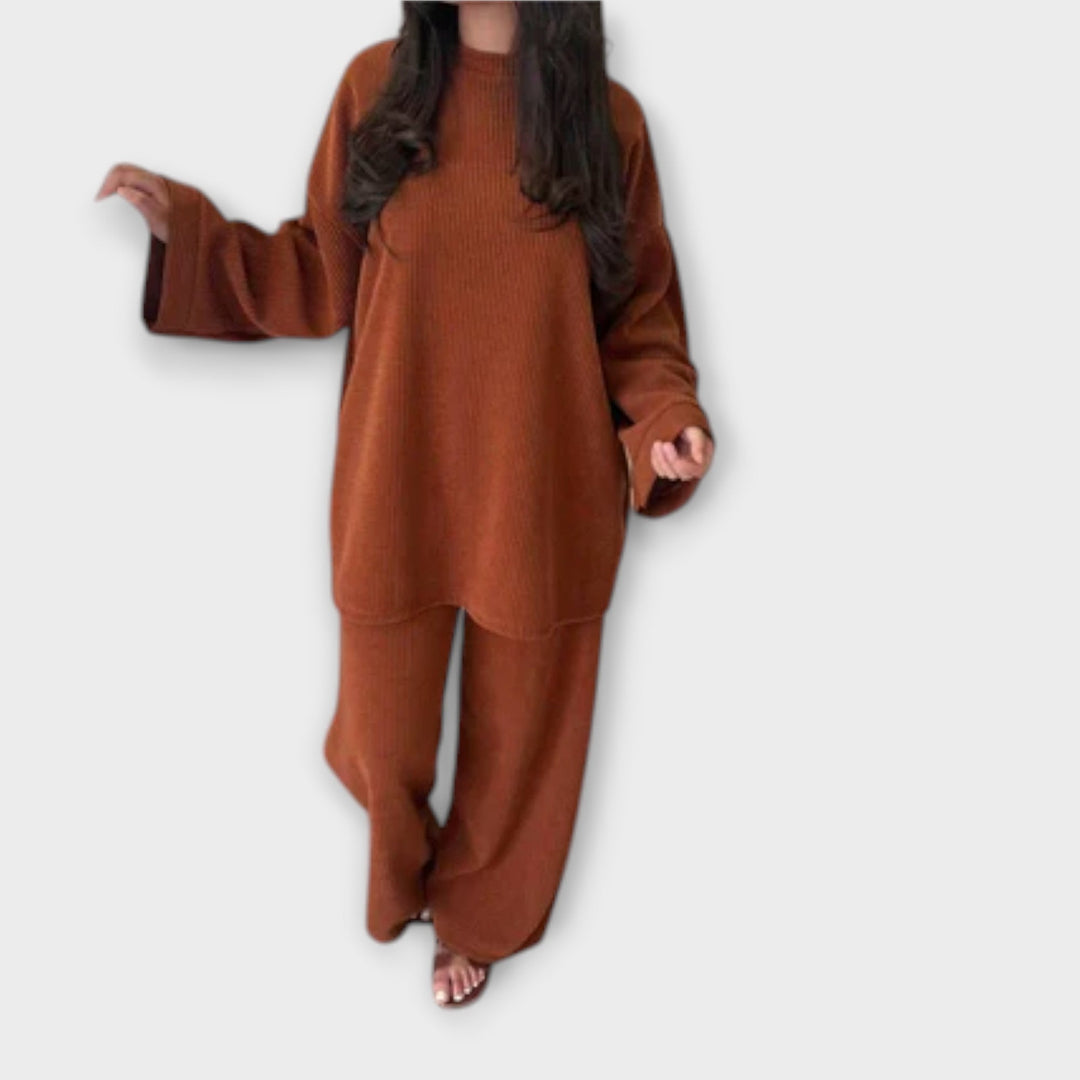 Ingrid - Plus Size Acanalado Set