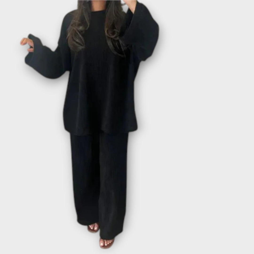 Ingrid - Plus Size Acanalado Set