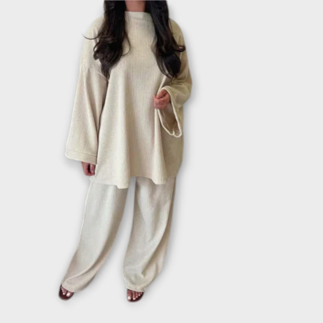 Ingrid - Plus Size Acanalado Set