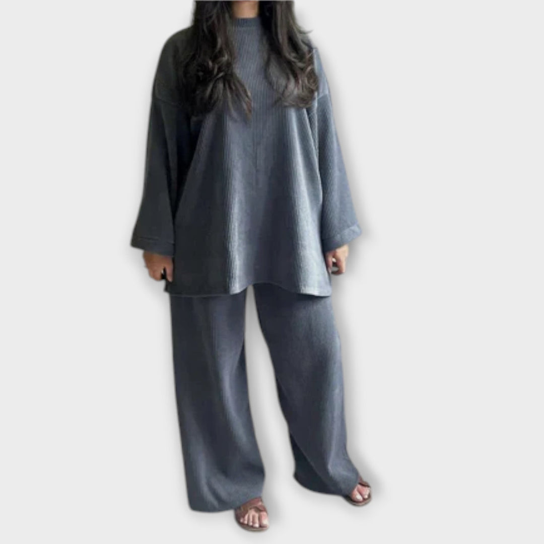 Ingrid - Plus Size Acanalado Set