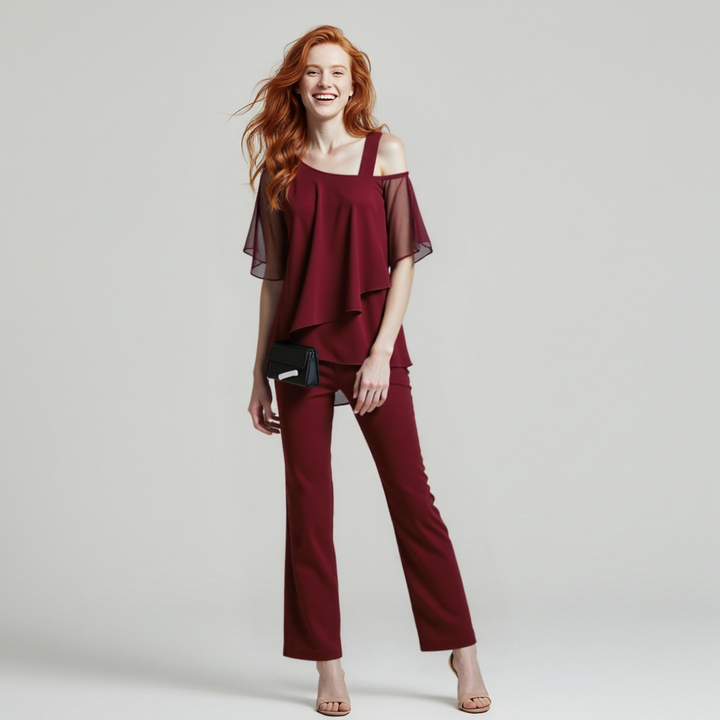 Bianca - Tijdloze Elegantie Schouders Ontbloot