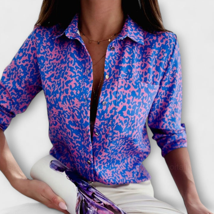 Romina - Klassieke blouse met kraag